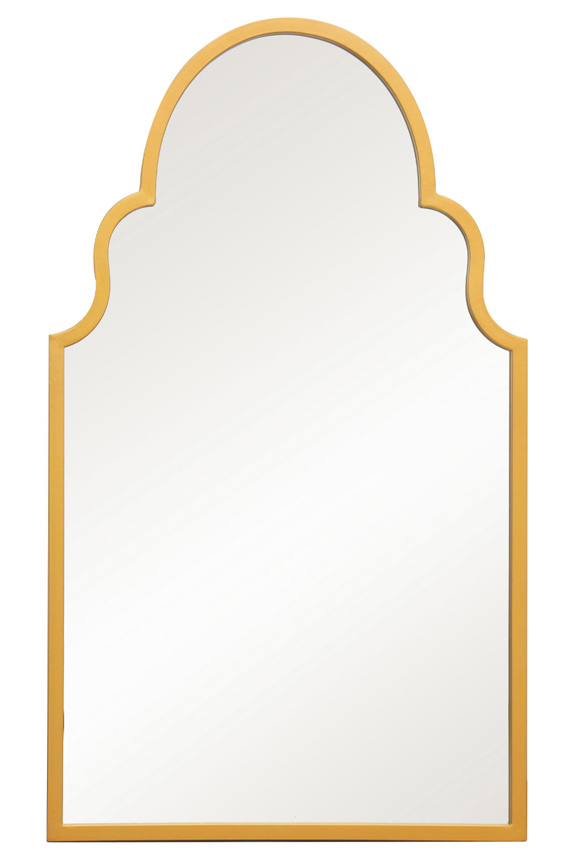 Arch Style Garden Mirror (Gold Frame)