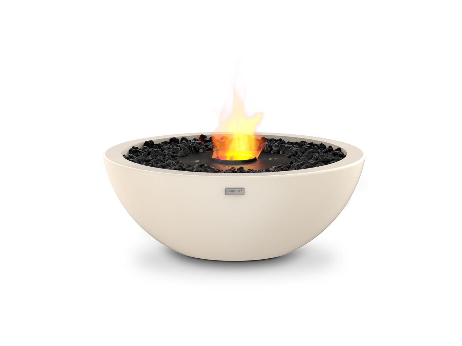 Alexander Francis Fire Pit Bone EcoSmart Mix 600 Stone Effect Bowl Fire Pit