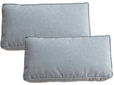 Alexander Francis Garden Furniture Moderno Set of 9 Slate Grey Scatter Cushions