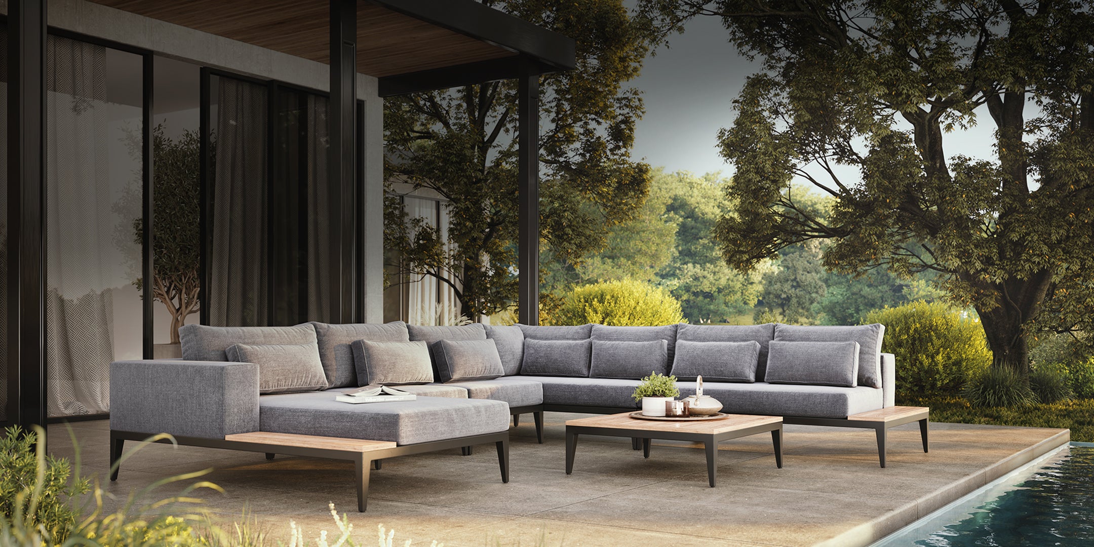 Moderno Outdoor Sofa Set | Alexander Francis