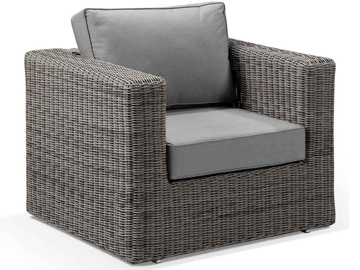 Alexander Francis Garden Furniture Tosca Grey Rattan Outdoor Armchair