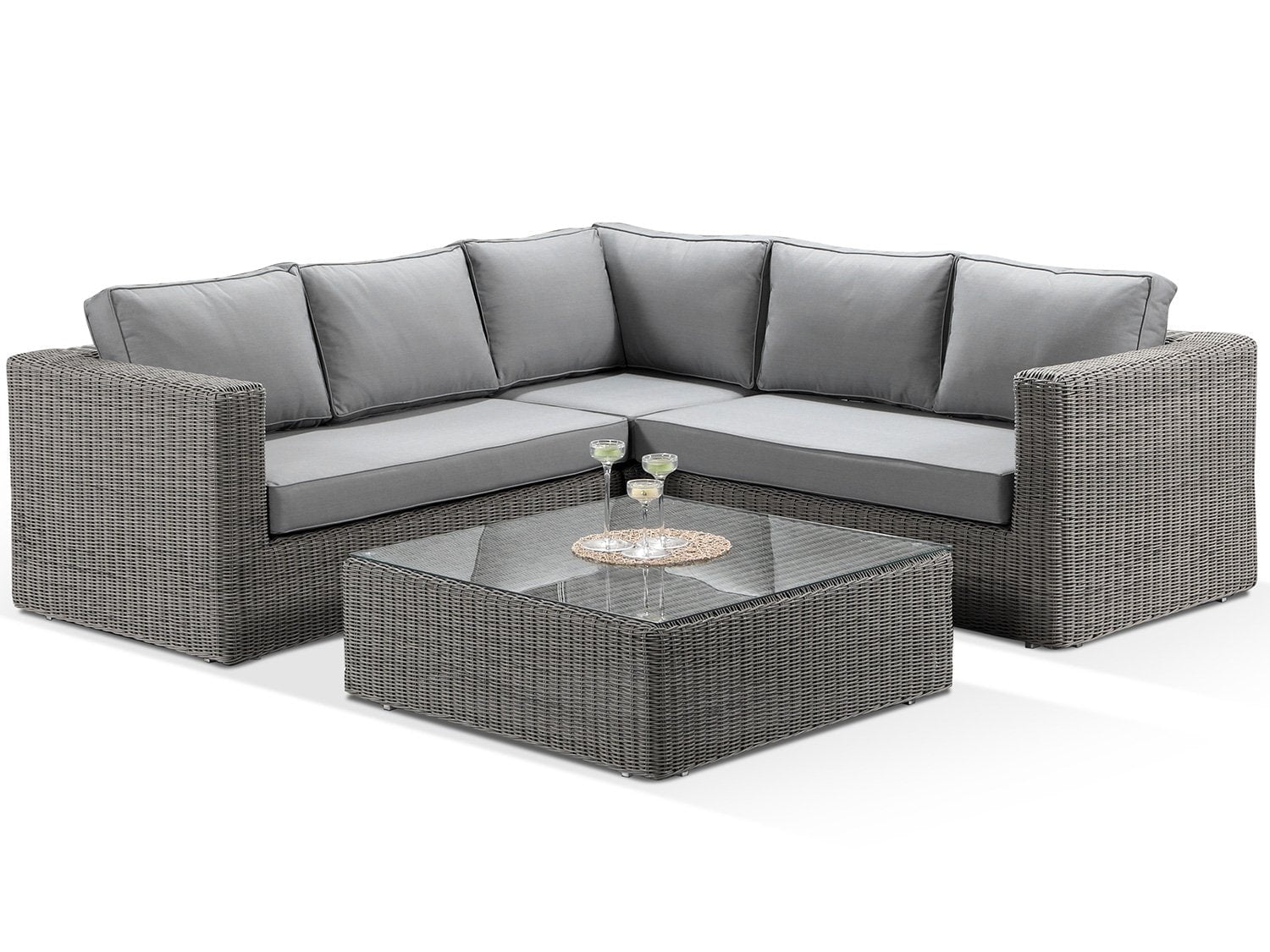 Alexander Francis Garden Furniture Winter Covers Tosca Grey Small Corner Sofa Winter Covers