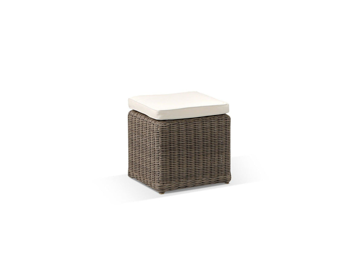 Alexander Francis Garden Furniture Tosca Natural Brown Rattan Seating Stool