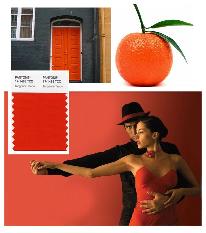 Tangerine Tango as Pantone’s colour of the year 2012