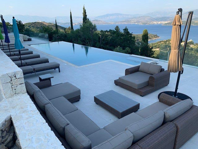 Moderno Sunbrella Outdoor Sofa Set | Alexander Francis