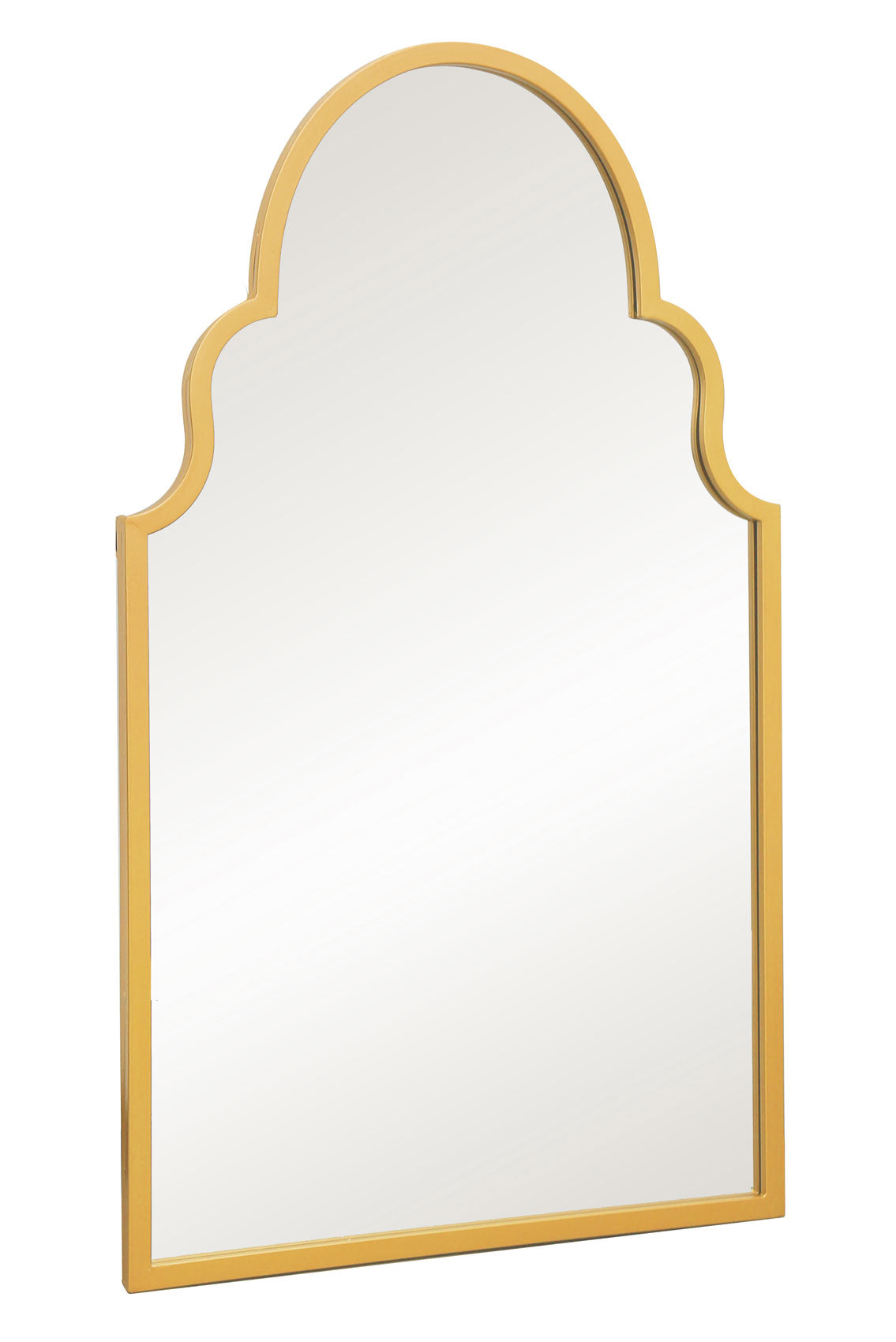 Arch Style Garden Mirror (Gold Frame)