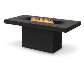 Alexander Francis Fire Pit Graphite EcoSmart Gin 90 Bar Fire Pit Table