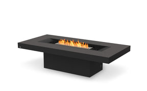 Alexander Francis Fire Pit Graphite EcoSmart Gin 90 Chat Fire Pit Table
