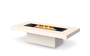 Alexander Francis Fire Pit Bone EcoSmart Gin 90 Chat Fire Pit Table