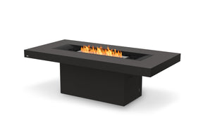 Alexander Francis Fire Pit Graphite EcoSmart Gin 90 Dining Fire Pit Table