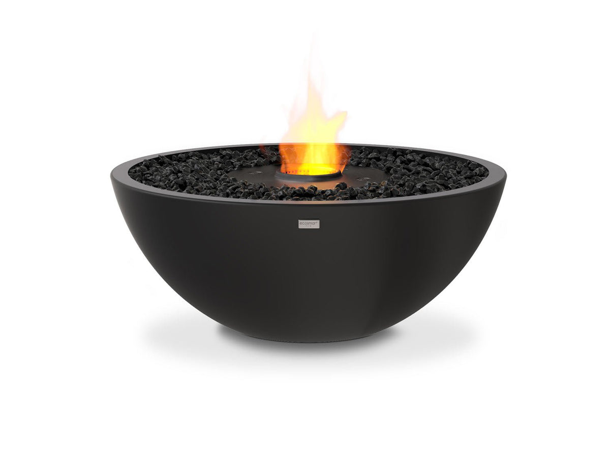 Alexander Francis Fire Pit Graphite EcoSmart Mix 850 Stone Effect Bowl Fire Pit