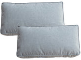 Alexander Francis Garden Furniture Moderno Set of 2 Slate Grey Scatter Cushions