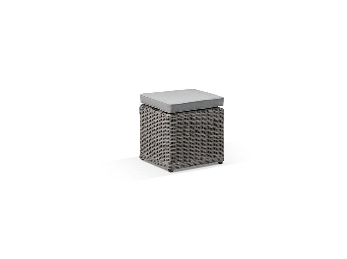 Alexander Francis Garden Furniture Tosca Grey Rattan Seating Stool