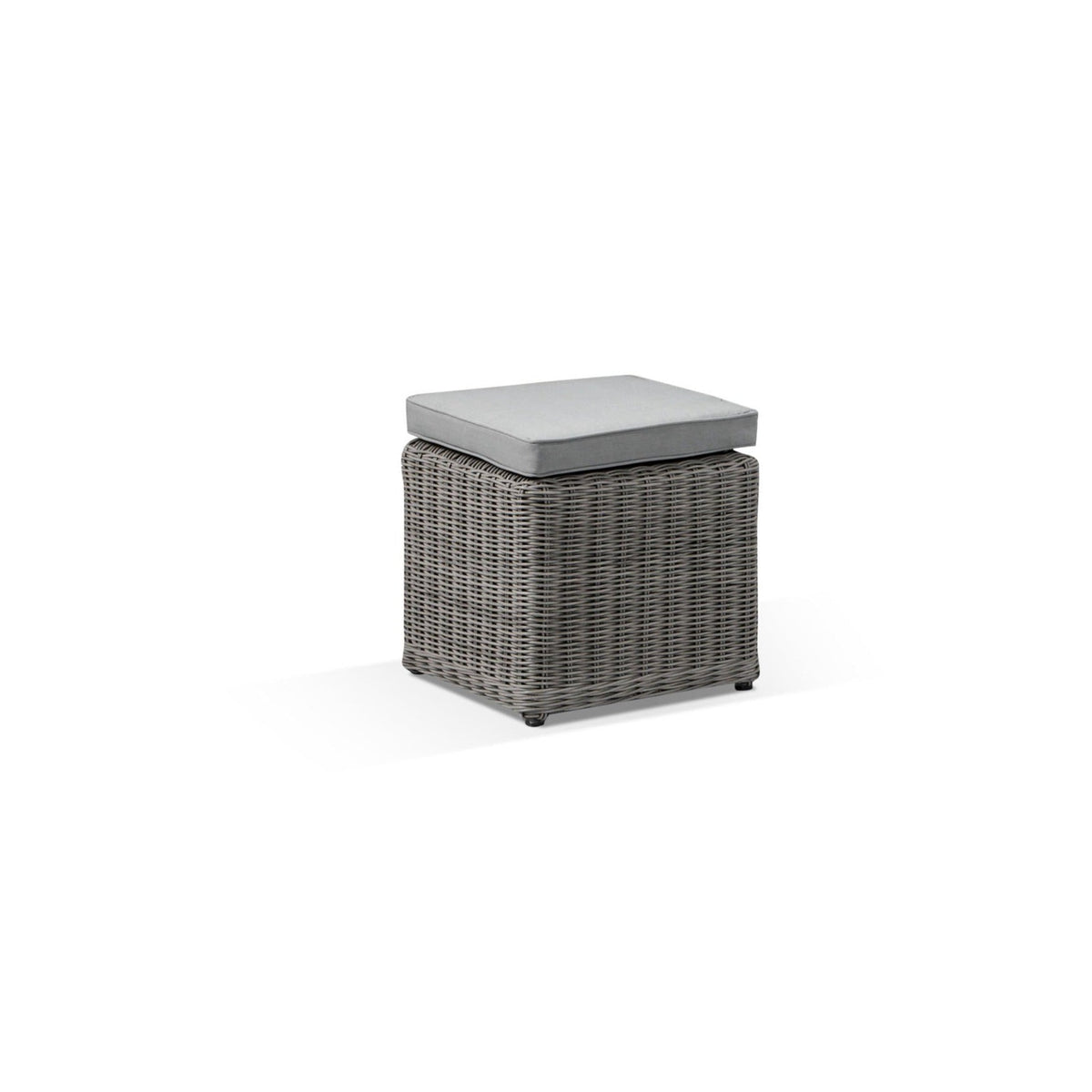 Tosca Grey Rattan Seating Stool Alexander Francis