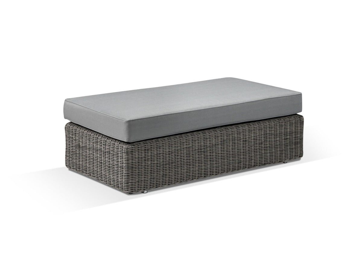 Alexander Francis Garden Furniture Tosca Large Grey Footstool