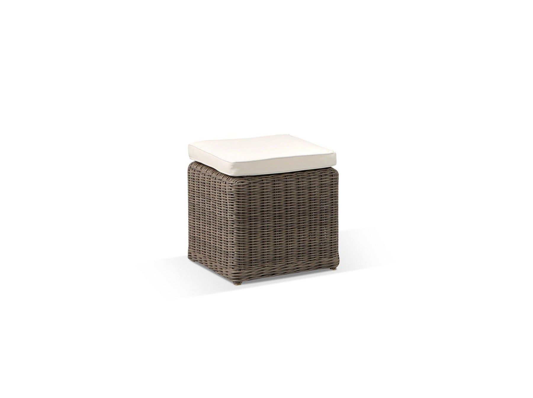 Alexander Francis Garden Furniture Tosca Natural Brown Rattan Seating Stool